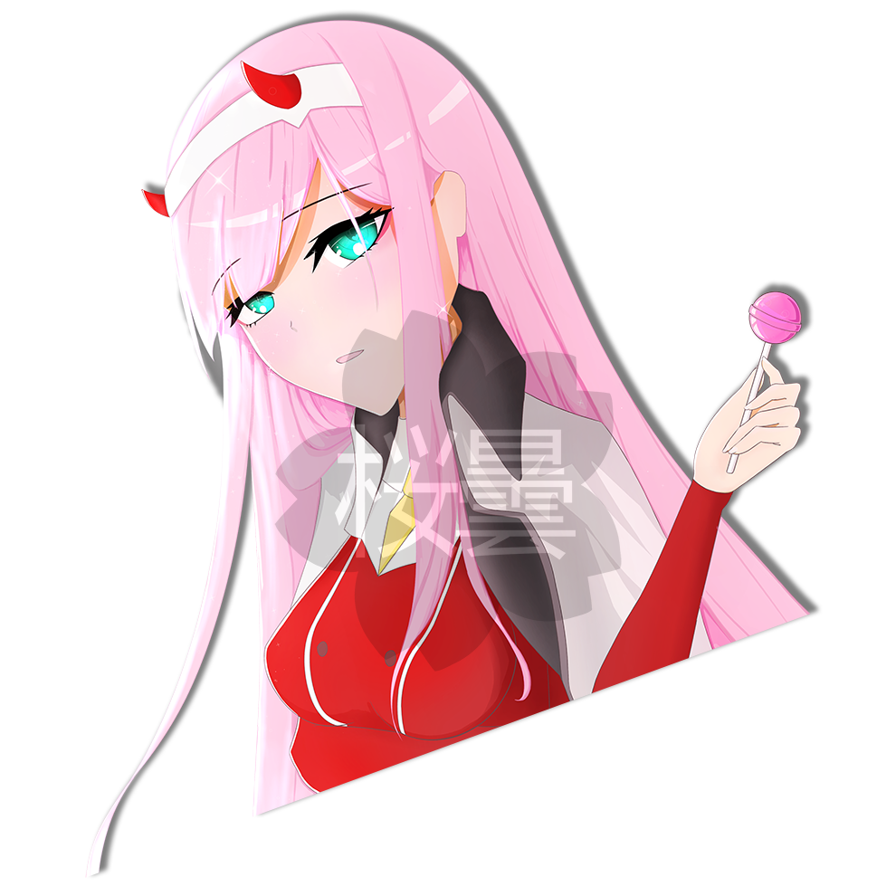 Zero Two Lollipop Peeker