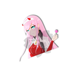 Zero Two Lollipop Mini Peeker