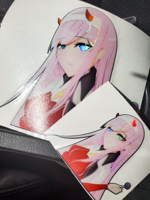 Zero Two Lollipop Peeker